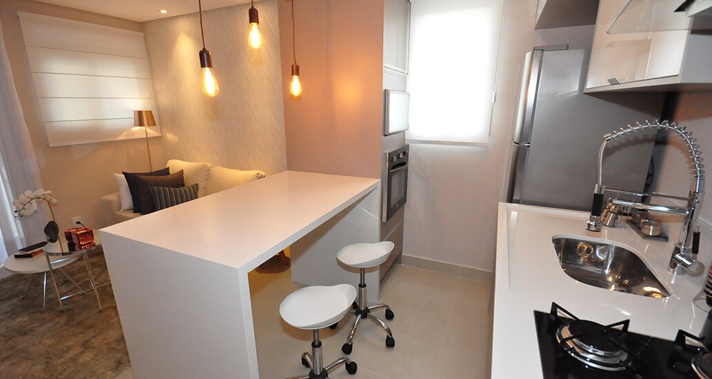 Foto da cozinha do decorado