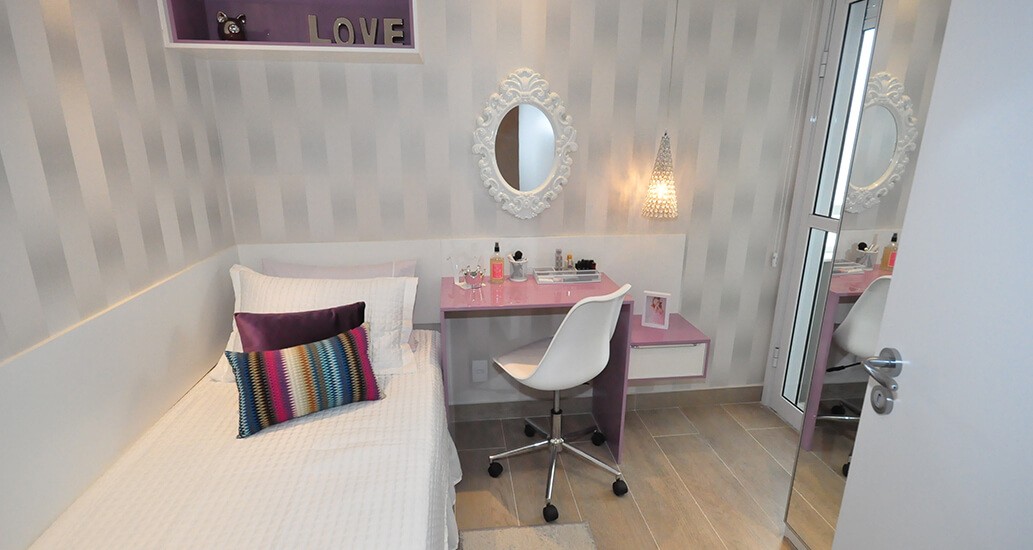Foto do quarto (menina) do decorado
