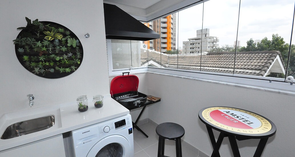 Foto do terraço do decorado